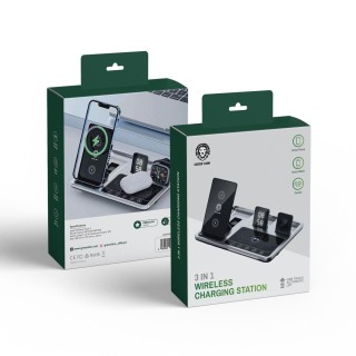 Green Lion 3 in 1 Wireless Charging Station 15W