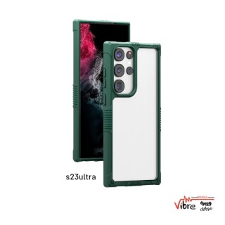 قاب شفاف ضد لغزش و  ضد ضربه برای سامسونگ اس 23 اولترا مدل Clara Hybrid for S23 Ultra