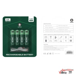 خرید باتری قابل شارژ قلمی گرین لاین