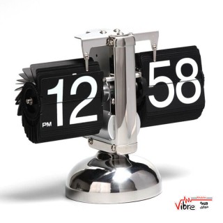 ساعت رومیزی ورقه ای فلیپ طراحی رترو مدل Flip clock