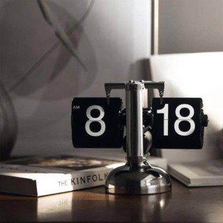 ساعت رومیزی ورقه ای فلیپ طراحی رترو مدل Flip clock