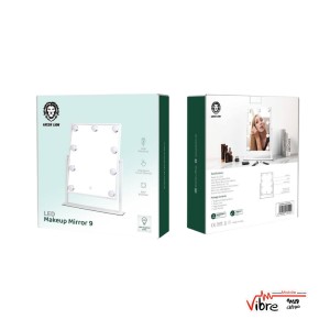 آیینه آرایشی LED دار 9 تایی گرین لاین مدل Green Lion Makeup Mirror 9