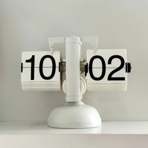 ساعت رومیزی ورقه ای فلیپ طراحی رترو مدل Flip clock