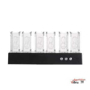 ساعت رومیزی LED دار  مدل WJFMZS Nixie Tube Clock