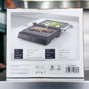دستگاه گریل برقی دیجیتال دوگانه پرودو Porodo Digital Touch Electric Grill همراه با گارانتی