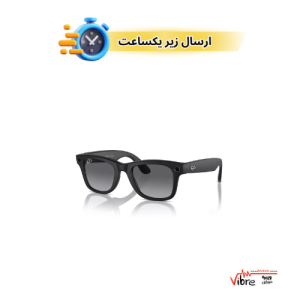 عینک دوربین دار ریبن متا مدل Ray-Ban Meta Wayfarer (Standard) Smart Glasses - Matte Black, Polarised Gradient Graphite