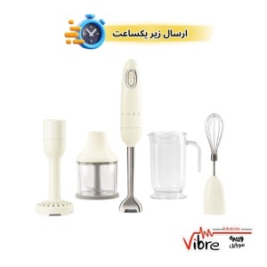 مخلوط کن دستی اورجینال ایتالیایی مدل Smeg Cream Immersion Blender