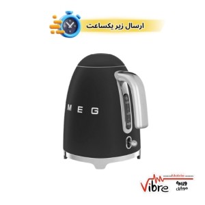 کتری 1.7 لیتری ایتالیایی اورجینال مدل Smeg Retro 50'S Style KettleKlf03Blmuk