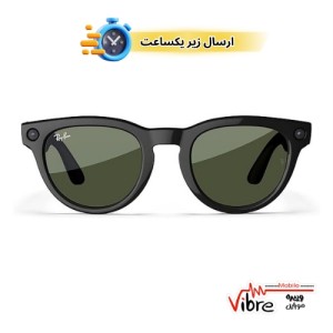 عینک هوشمند ری بن متا مدل هدلاینر رنگ مشکی براق با عدسی سبز RAY-BAN META HEADLINER RW4009F سایز 51mm