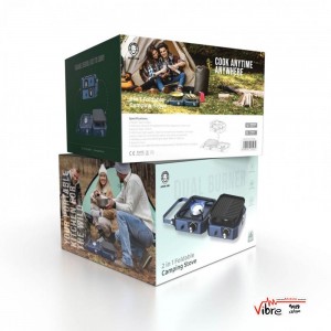 خرید اجاق گاز کمپینگ تاشو 2 در 1 گرین لاین مدل Green Lion 2 IN 1 Portable Camping Stove - Blue