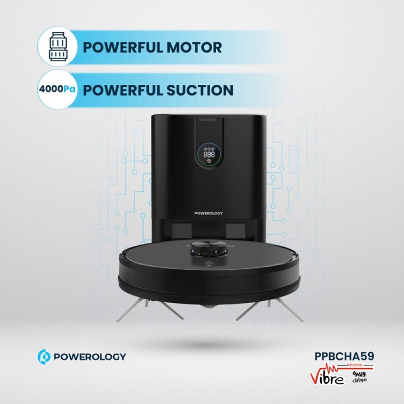 Powerology Mart Station Robot Vacuum