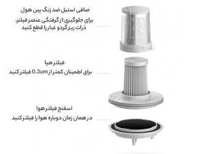 فروش جارو برقی تشک ماورا بنفش شیائومی