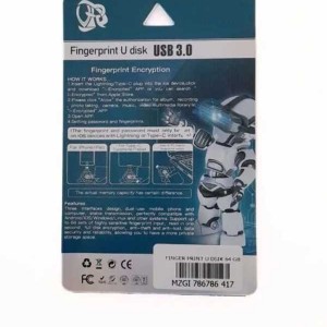 فلش مموری اثر انگشت 128 گیگ با Type-C و لایتنینگ