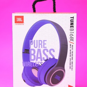 هدفون بی‌سیم JBL با باس قوی و میکروفون داخلی