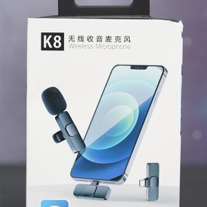 میکروفون بی‌سیم K8 اندروید | تایپ C با برد 20 متر