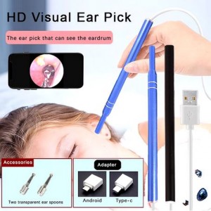 آندوسکوپ هوشمند گوش HD Video Endoscope | تمیزکننده ایمن با سنسور CMOS