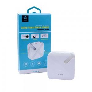 شارژر دیواری و پاور بانک دویا DEVIA GALLOP 5200mAh