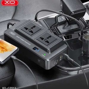 اینورتر خودرو 200 واتی XO | شارژ سریع با تایپ سی و USB