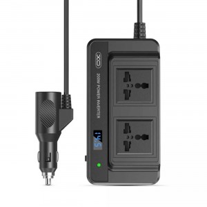 اینورتر خودرو 200 واتی XO | شارژ سریع با تایپ سی و USB