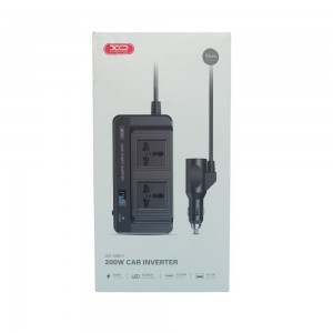 اینورتر خودرو 200 واتی XO | شارژ سریع با تایپ سی و USB