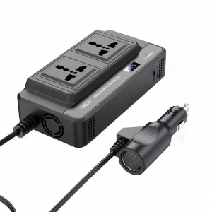 اینورتر خودرو 200 واتی XO | شارژ سریع با تایپ سی و USB
