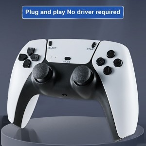 کنسول بازی همراه با 2 دسته بی سیم طرح (PS 5)