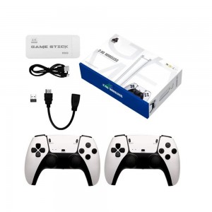 کنسول بازی همراه با 2 دسته بی سیم طرح (PS 5)