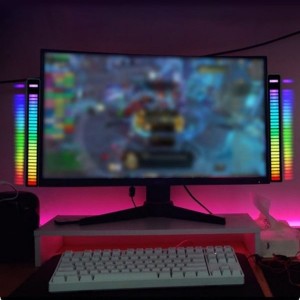 ساند بار اکولایزر RGB دار حساس به صدا