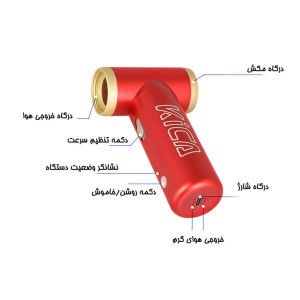پمپ باد و مکنده شارژی KICA Jet Fan 2 | چندکاره با شارژ Type-C