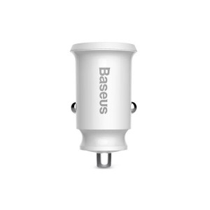 شارژر فندکی باسئوس مدل C8-K | دو درگاه USB با شارژ سریع 3.1 آمپر