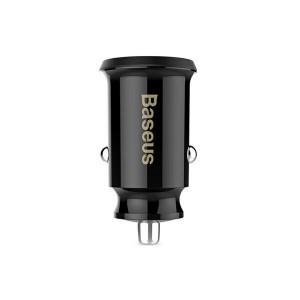 شارژر فندکی باسئوس مدل C8-K | دو درگاه USB با شارژ سریع 3.1 آمپر