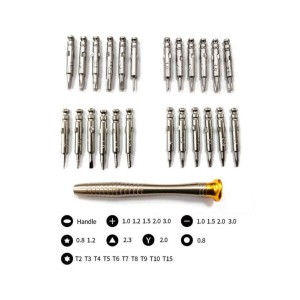 پیچ گوشتی ساعتی مجموعه 25 عددی