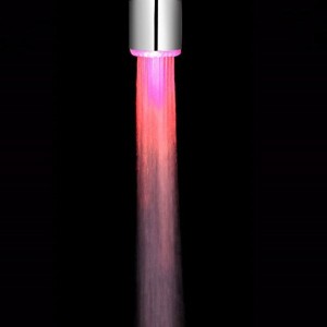 سر شیر آب هفت رنگ LED با رقص نور RGB بدون برق