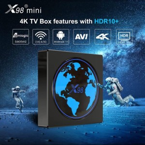 اندروید باکس X98mini مدل 4G/32G | پخش 4K با ۴ گیگ رم و ۳۲ گیگ حافظه