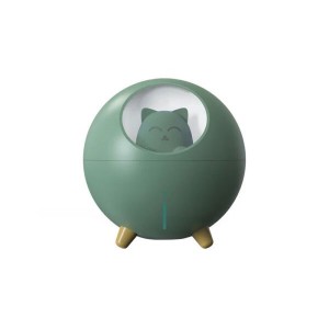 دستگاه بخور و رطوبت ساز سرد Planet Cat Humidifier | نورپردازی ۳ حالته و ۲۲۰ میلی‌لیتر