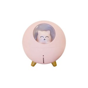 دستگاه بخور و رطوبت ساز سرد Planet Cat Humidifier | نورپردازی ۳ حالته و ۲۲۰ میلی‌لیتر