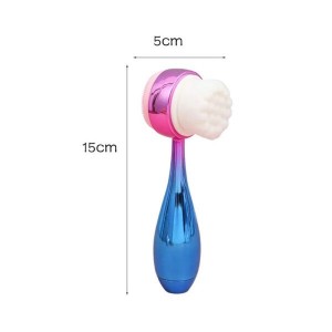 فیس براش دستی مدل CX-001 | دوطرفه با سری نرم و سیلیکونی برای پاکسازی صورت
