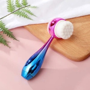 فیس براش دستی مدل CX-001 | دوطرفه با سری نرم و سیلیکونی برای پاکسازی صورت