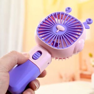پنکه دستی شارژی مدل HK59 | فانتزی با هولدر موبایل