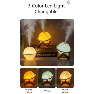 دستگاه بخور و رطوبت ساز سرد Moon Planet Humidifier | SX-E323 با چراغ خواب