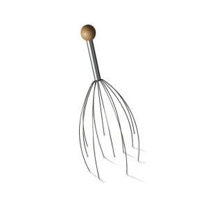 ماساژور سر دستی AEP مدل Head اصلی | 12 پایه فلزی با دسته چوبی و جعبه