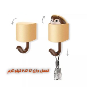 آویز دیواری سنجاب مدل آنیا | فانتزی با تحمل ۲.۵ کیلوگرم