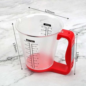 ترازوی آشپزخانه پارچ‌دار مدل Cup | اندازه‌گیری تا ۱۰۰۰ گرم