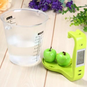 ترازوی آشپزخانه پارچ‌دار مدل Cup | اندازه‌گیری تا ۱۰۰۰ گرم