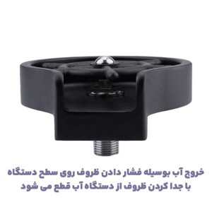 لیوان شوی مدل Star پایه برنجی | شستشوی سریع و آسان