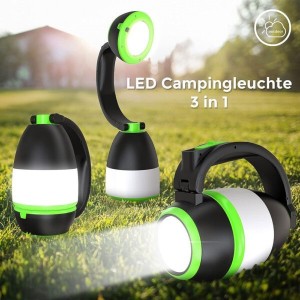 چراغ دستی شارژی 3 کاره Multifunction | پاوربانک و چرخش 360 درجه