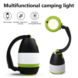 چراغ دستی شارژی 3 کاره Multifunction | پاوربانک و چرخش 360 درجه