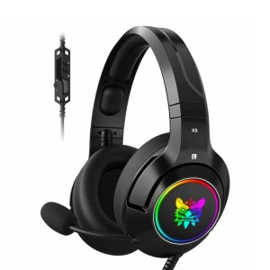 هدست گیمینگ اونیکوما مدل K9 | RGB و میکروفن قابل تنظیم