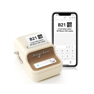 پرینتر لیبل زن حرارتی پرتابل Jingchen مدل NIIMBOT-b21s | بلوتوث و شارژ Type-C