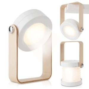 چراغ فانوسی شارژی قابل حمل Lantern Light | نور سفید گرم با زاویه ۳۶۰ درجه